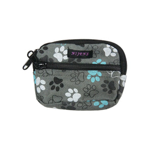 Kleine Beuteltasche mit Gürtelschlaufen Hundepfoten-Motiv 03049 Nijens