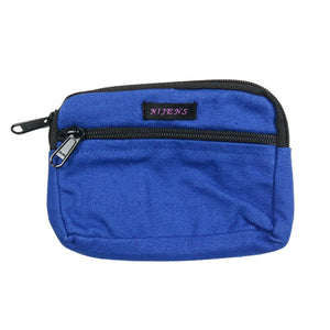 Nijens kleine Beuteltasche mit Gürtelschlaufen in einer Farbmischung in Blau Cobalt