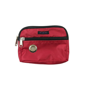 Nijens Kleine Beuteltasche mit Schlaufen, Öse, Wasserfester Stoff in Rot