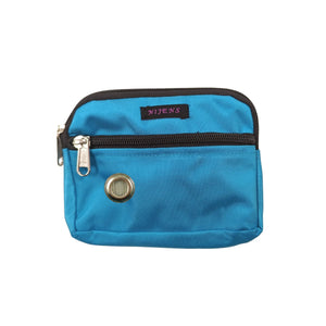 Nijens Kleine Beuteltasche mit Schlaufen, Wasserfester Stoff Türkis