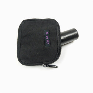 Nijens Mini Kleine schwarze Beuteltasche für Kotbeutel