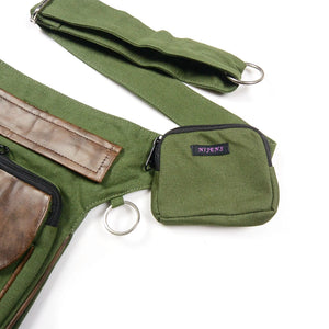 Nijens Kleine Beuteltasche Mini Beutel Khaki Olive