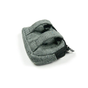 Kleine Beuteltasche Nijens mit Gürtelschlaufen Two Tone Grau