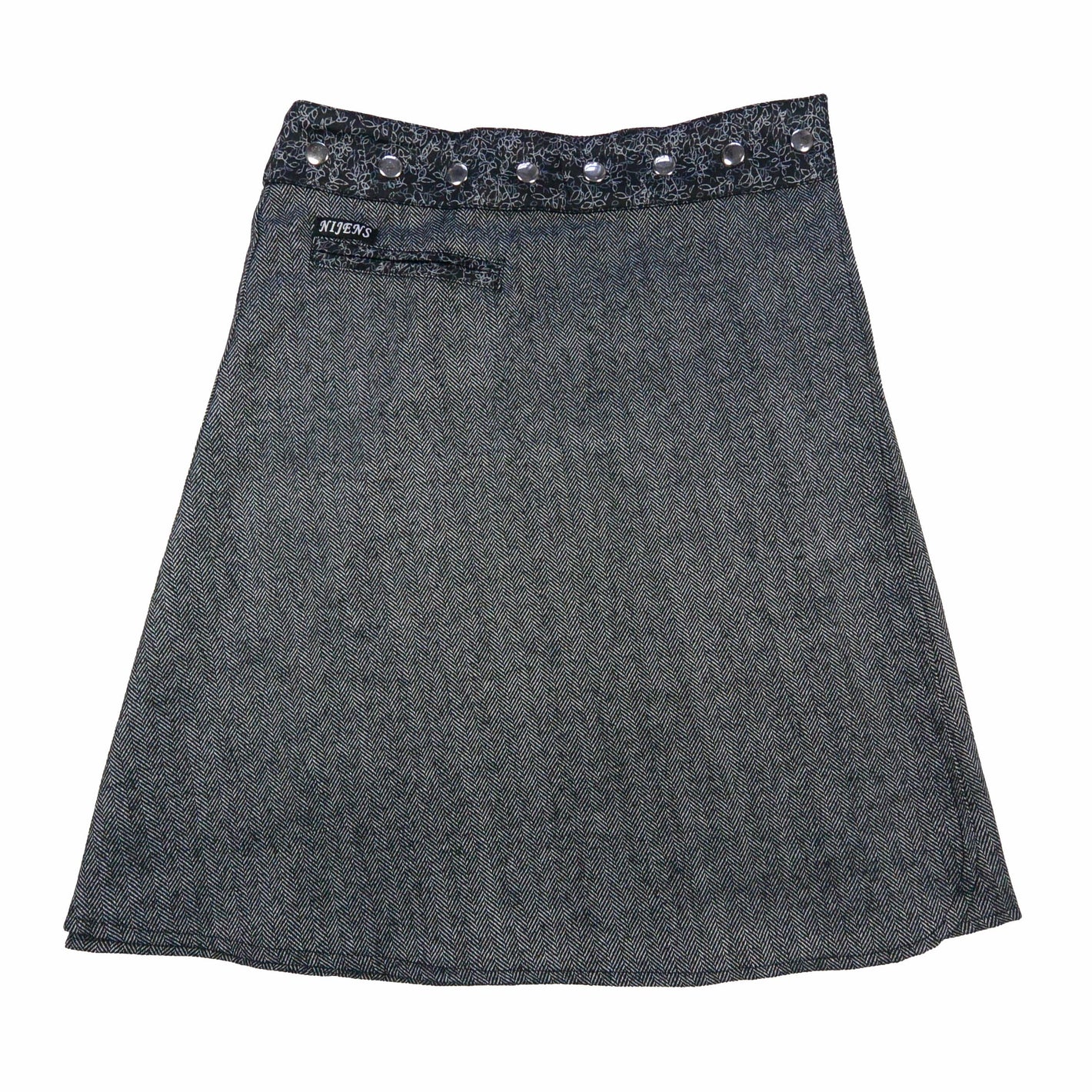 Damen Rock Nijens Tweed Wickelrock