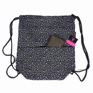 Rucksack Nijens Hundefreunde Sport Bag Pfote Charcoal