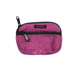 Kleine Beuteltasche Baumwollstoff in Fuchsia OM-Print - Milan 03011 Nijens Shop