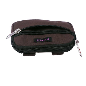 Nijens Kleine Beuteltasche Baumwollstoff in Braun 2