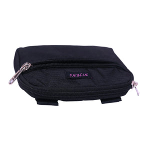 Nijens kleine Beuteltasche (100% Wasserdicht, Schwarz) mit Schlaufen für Hundekotbeutel 2