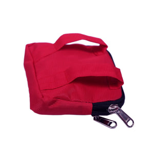 Nijens Kleine Beuteltasche mit Schlaufen, Öse, Wasserfester Stoff in Rot 077103