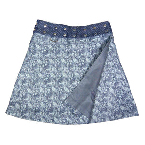 Nijens Kordrock Wickelrock Jeans Skirt 2