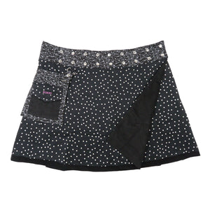 Nijens Wenderock XL aus Kordsamt Baumwolle Polka Dot Schwarz