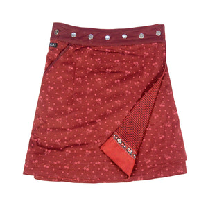 Winterrock Damen Nijens Rocksana Tweed Long Rot-203 - NIJENS