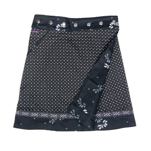 Nijens Wickelrock Rocksana Damen Rock Schwarz