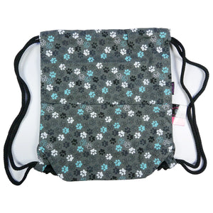 Rucksack NJ-Peethoo Bag Pfote Aquamarine-49 - NIJENS
