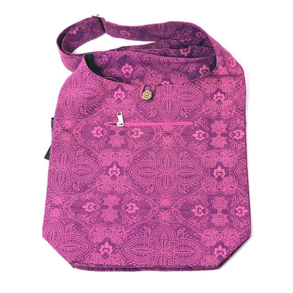 Cross body bag Shoulder bag Small Shopper Canvas Magenta 11