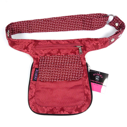 Wendetasche Bauchtasche Waist pack Rot Weinrot Foto