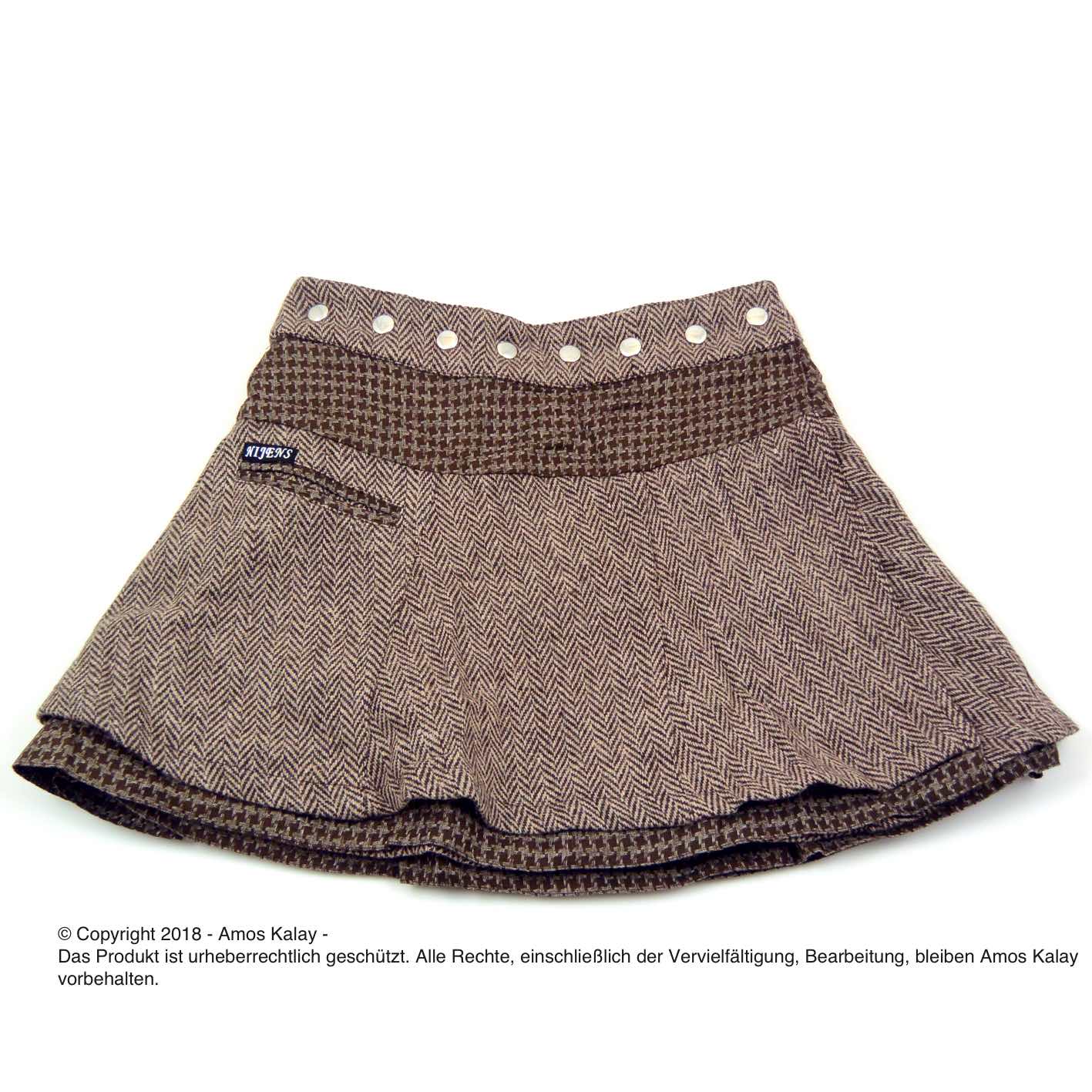 Wrap Skirt Wenderock Wickelrock Schwung Outfit-Idee Nijens Extravagante Schnitte Bild