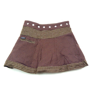 Nijens Minirock NJSoufflé Tweed Short-02 Wickelrock - NIJENS