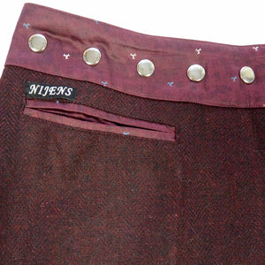 Wickelrock Nijens Trufflin Tweed Short Bordeaux 23 - NIJENS