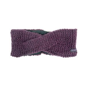 Nijens Stirnband Schurwolle Pflaume Uronia 38 - NIJENS