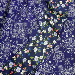 Wickelrock Maxirock Nijens Varanasi indigoblau 15 - NIJENS