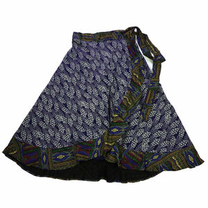 Wickelrock Maxirock Nijens-Varanasi Dunkelblau 19 - NIJENS