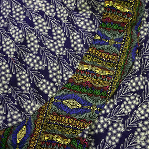 Wickelrock Maxirock Nijens-Varanasi Dunkelblau 19 - NIJENS