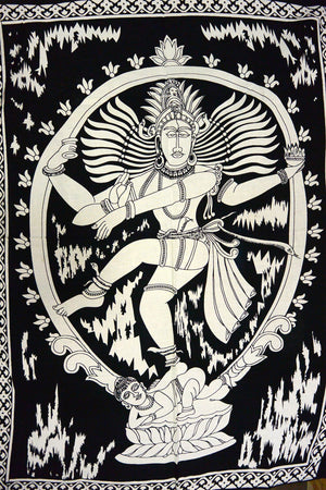 Stoff Wandbild Shiva tanzen - NIJENS