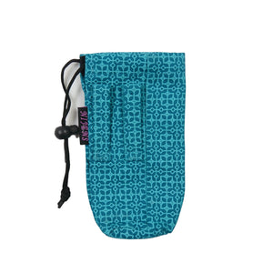 Nijens Tasche (Stoff Türkis Muster) für Wasserflaschen 500 ml