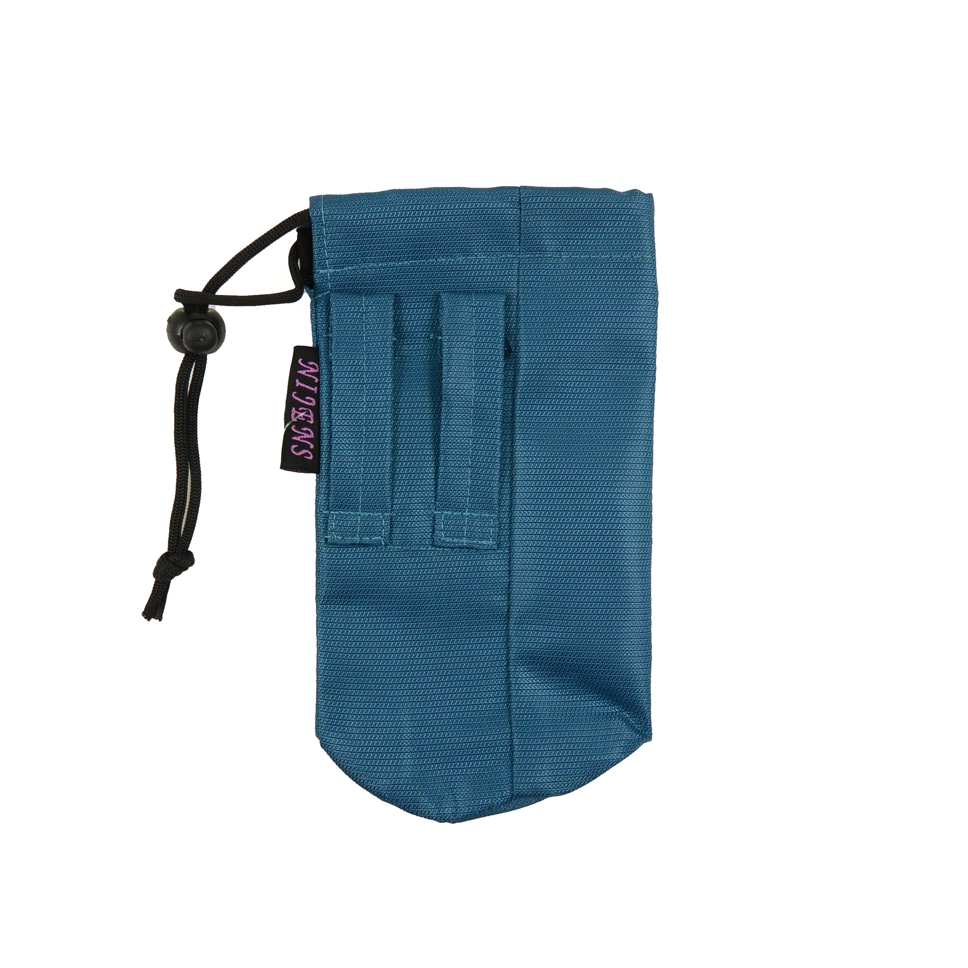 Nijens Wasserabweisende Tasche (Nylon Petrol) für Wasserflaschen 500 ml - Water Pouch Blue