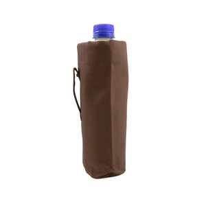 Nijens Wasserabweisende Tasche (Nylon in Braun) für Wasserflaschen 500 ml