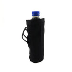 Nijens Tasche (Stoff Schwarz Einfarbige) für Wasserflaschen 500 ml Beuteltasche
