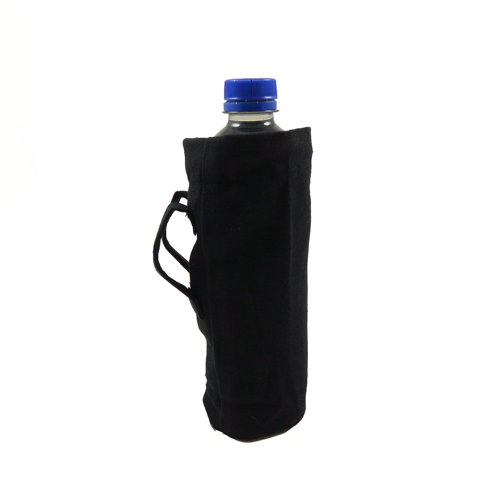 Nijens Tasche (Stoff Schwarz Einfarbige) für Wasserflaschen 500 ml Beuteltasche