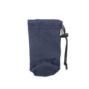 Nijens Tasche (Stoff Jeans Dunkelblau) für Wasserflaschen 500 ml