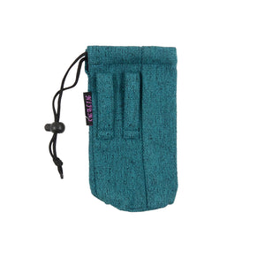 Nijens Tasche (Stoff Canvas Petrol) für Wasserflaschen 500 ml - Water Pouch Cyan