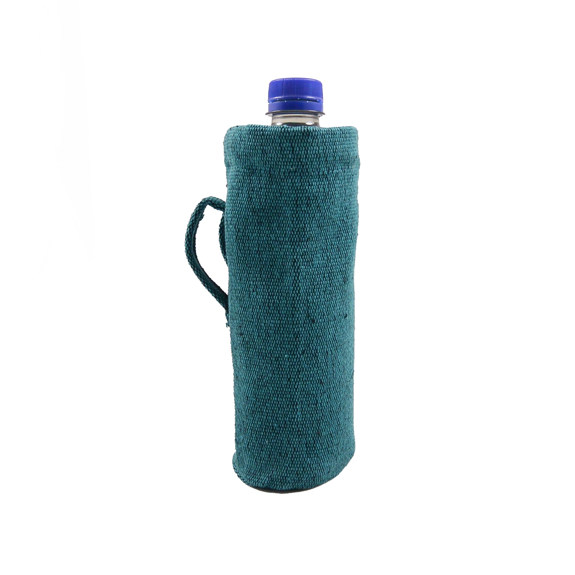 Nijens Tasche (Stoff Canvas Petrol) für Wasserflaschen 500 ml - Water Pouch