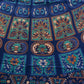 Nijens Indisches Mandala Hippie Bettlaken Stoff Blaugrün 3