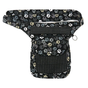 Nijens Gassi-Tasche Leckerlitasche mit Hundepfotenabdruck