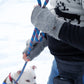Handschuhe Nijens Fausthandschuhe aus Wolle in Grau für gassi gehen mit dem Hund