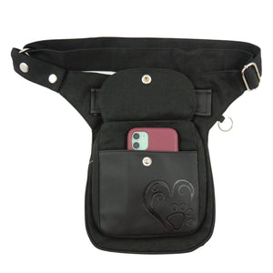 Hunde Gassi-Tasche S-XXXL in Schwarz für Hundesport Man & Unisex Nijens Hannover 2