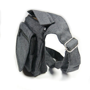 Bauchtasche S-XXXL Nijens Paris Festival Tasche Denim Jeans Charcoal 2