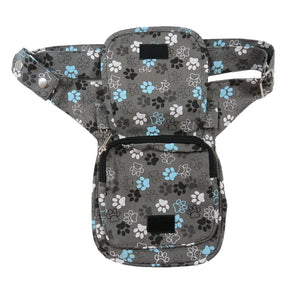 Bauchtasche Canvas mit Pfoten Motiven Tasche S-XXXL Nijens Bag