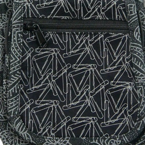 Nijens Bauchtasche Stoff Canvas in Schwarz 2