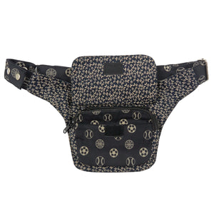 Bauchtasche Nijens GĂŒrteltasche Hippie-Tasche Stoff Braun 2