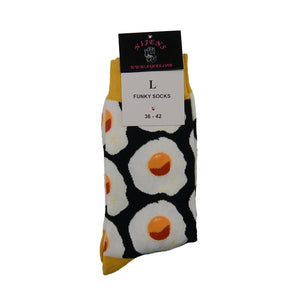 Lustigen Socken Omelette Motiv Nijens Shop