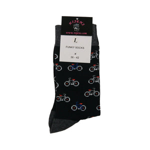 Nijens Lustigen Socken Fahrräder Motive