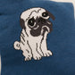 Lustigen Socken Hundedesign Baumwolle in Blau Nijens
