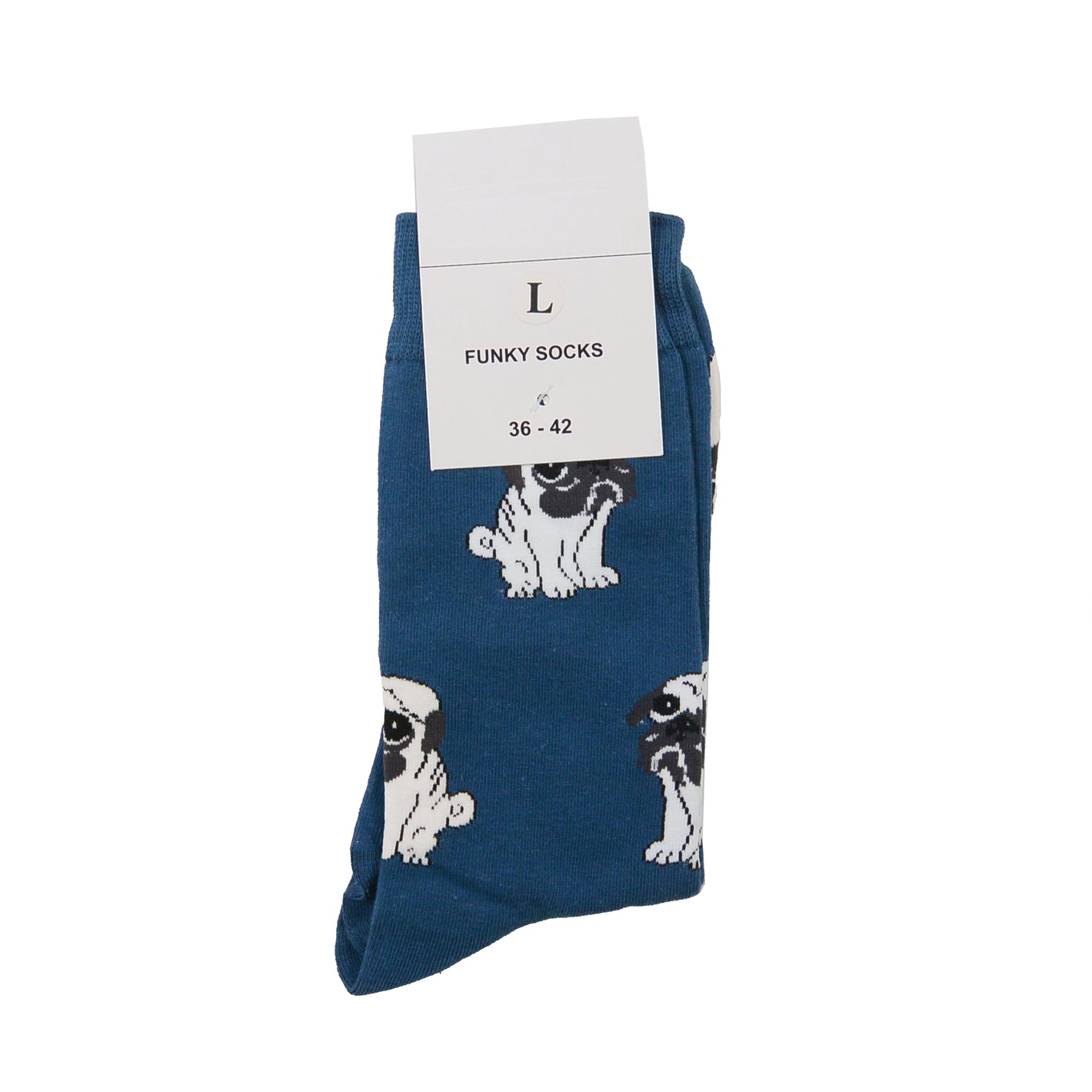 Lustigen Socken Hundedesign Baumwolle in Blau Nijens Shop
