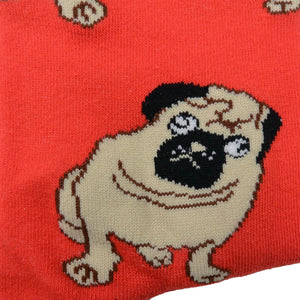 Lustigen Socken Hundedesign Rot Baumwolle Socks Nijens Shop