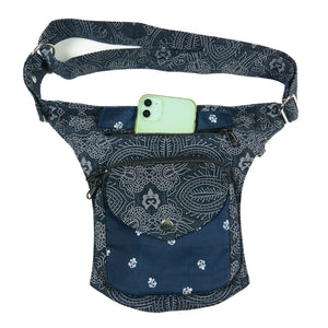 S-XXXL Leckerli-Tasche für Hunde Nijens Anker-Muster